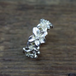 Blüten-Ring 925 Sterling-Silber