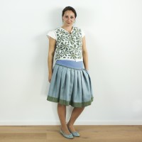 ILSE Weste salbei-weiß ILSE Weste salbei-weiß