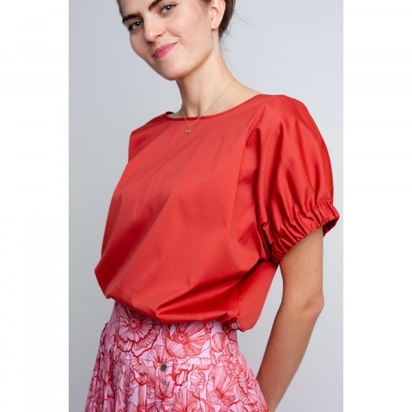 OANA Bluse cayenne-rot