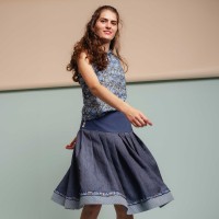 DAMPFAFAHN Rock, Länge: Young DAMPFAFAHN Rock, Länge: Young