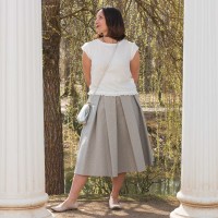 Rock MÜNTER kiesel-beige, Größe L/40 Rock MÜNTER kiesel-beige, Größe L/40