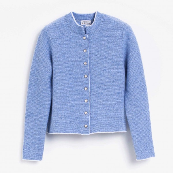 FLORENTINE Strickjacke jeansblau