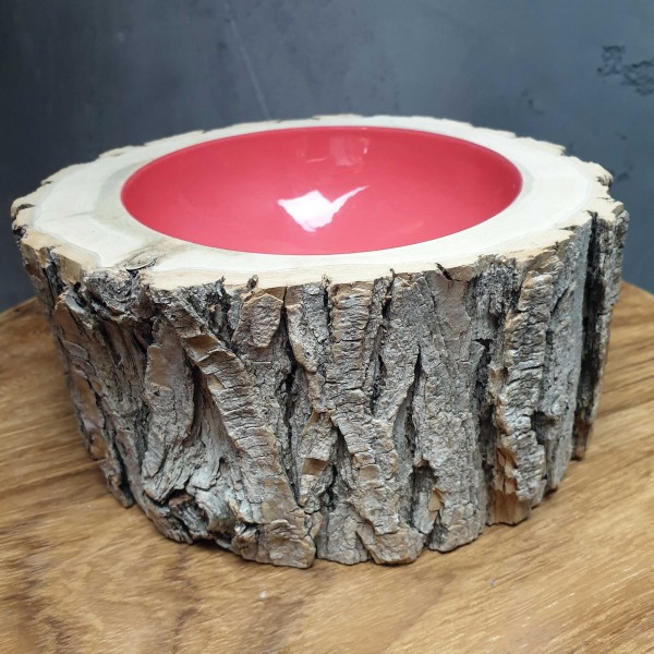 LOG BOWL - Baumstamm-Schalen, ca Ø 18 cm