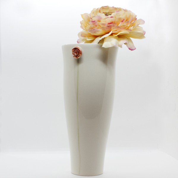 Vase Ranunkel rot