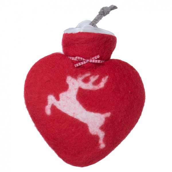 Wärmflasche mit springendem Hirsch