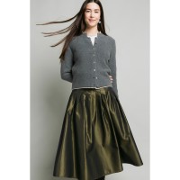 FLORENTINE Strickjacke grau-oliv FLORENTINE Strickjacke grau-oliv