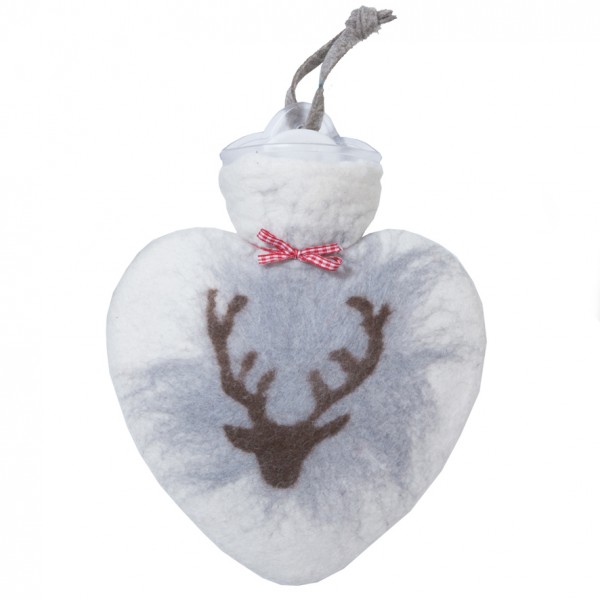 Wärmflasche mit Hirsch