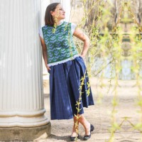 Rock MÜNTER marine kariert Rock MÜNTER marine kariert