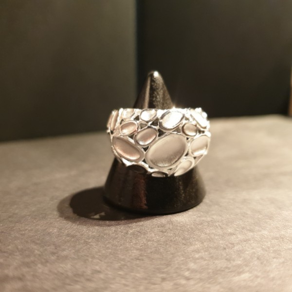 Stones Ring 925 Sterling-Silber